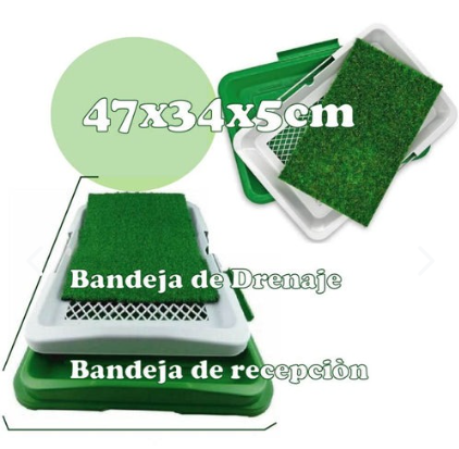 BAÑO ECOLÓGICO Y PORTÁTIL  PARA PERROS