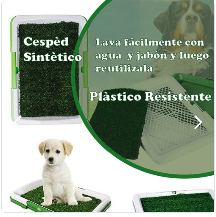 BAÑO ECOLÓGICO Y PORTÁTIL  PARA PERROS