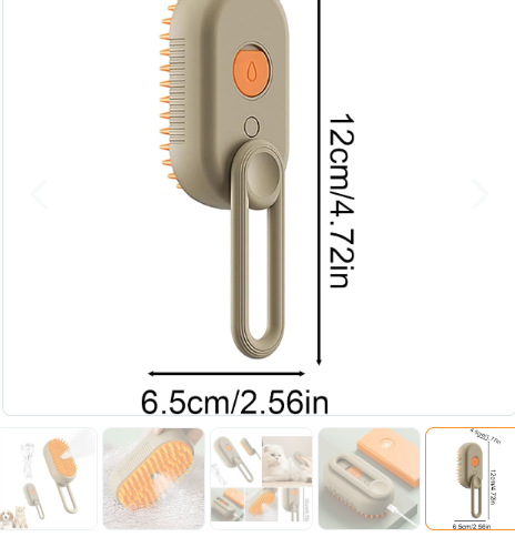 Cepillo de Vapor Con Mango 3 En 1